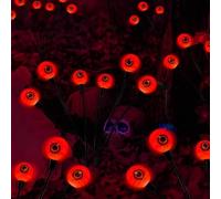 Halloween Eyeball Lights - Halloween Solar Lights | Outdoor Solar Eyeball Lights Waterproof | Festive Scary Eyeball Solar Landscape Lighting, Solar Pathway Lights for Halloween Decorations