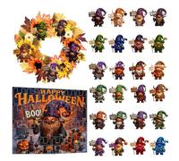 Halloween Falls il y a 24 jours, charme de décoration festive, 28x32x4cm, 24 jours à rebours set, Horror Gothic Game Spooky Plush Doll, Daily Festive Fun, For Children Children Boys Girls Girls