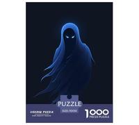 Halloween fantômes et Monstres 1000 Pieces Puzzle en Papier Qualité Supérieure Jeu Cadeau Unique Adultes Et Enfants Dès 14 Ans 70x50cm/1000pcs