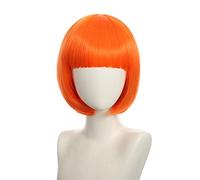 Halloween Fashion Christmas Party Dress Up Wig Cosplay Nightclub Show Bar Oblique Bangs Female Short Hair Pink Beige Blue Bobo Bobo Wig Color:K051-22