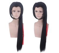 Halloween Fashion Christmas Party Dress Up Wig Cosplay Wig, Magic Way, Anime, Ancestor, Yiling, Ancestor, Wei Wuxian, Lan Wangji, Wang Jijiang, Costume, A Youth Color: Pl-503, Wei Wuxian, Gift Ribbon