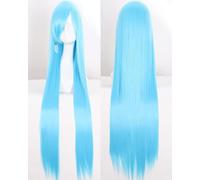 Halloween Fashion Christmas Party Dress Up Wig Cosplay Wig Universal 100Cm Color Long Straight Hair Cos Animation High Temperature Wire 099 Color:玫瑰网015[1 Meter]