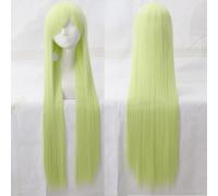 Halloween Fashion Christmas Party Dress Up Wig Cosplay Wig Universal 100Cm Color Long Straight Hair Cos Animation High Temperature Wire 099 Color:Rose Net 072 [1 Meter]