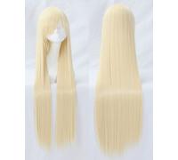 Halloween Fashion Christmas Party Dress Up Wig Cosplay Wig Universal 100Cm Color Long Straight Hair Cos Anime High Temperature Wire 099 Color:Rose Net 030 [1 Meter]