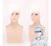 Halloween Fashion Christmas Party Dress Up Wig Cosplay Wig Working Cell Platelet White Blood Cell Red Blood Cell Blood Cell Killer T Cell Ball Macrophage Color: White Blood Cell (Pl-079)