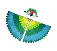 Halloween Felt Wings - Colorful Kids Bird & Costume | Gradient Animal Wings For Dance, Parties & Dress-Up Play