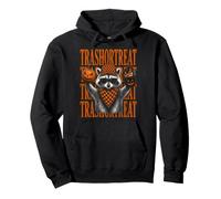 Halloween Feral Raton Laveur Poubelle ou Trait Spooky Halloween Sweat à Capuche