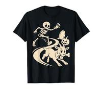 Halloween, Ferme de chèvres, Voleur d'animaux, Squelette, Saison effrayante T-Shirt