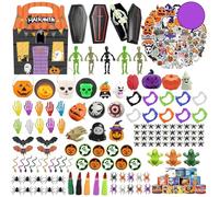 Halloween Fidget Toys Pack, 200pcs Toys fête faveurs for kix, décoratif Halloween Set for Easter Egg Basket, Sacs Cadeaux, Remplissage de , Petits Jouets de Classe