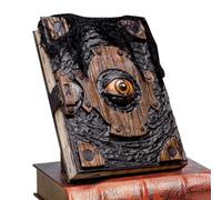 Halloween Figurine Book - Evil Eye Book Witch Decoration | Livre du Damné | Livre Œil Méchant Livre Spell Decoration | Demon Eye Halloween Haunted House Props Decoration Party Supplies