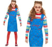 Halloween Fille Chucky Costume Déguisement Enfants Jeu 2 Costume Par Smiffys