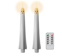 Halloween Flameless Taper Candles | Flickering Gothic Tabletop Decor