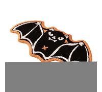 Halloween Floor Mat, Gothic Bat Rug, 19.69x31.5x0.39 inches Water Absorption Entry Carpet, Non-Slip Spooky Decor Accent for Doorway, Bathroom, Bedroom, Dorm, Apartment, Hotel, Business, Bedside Area