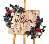 Halloween Flower Decor | Gothic Sign Decor With Skeleton And Eyeballs