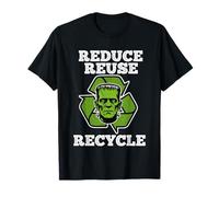 Halloween Frankenstein Réduire Réutiliser Recycler Drôle T-Shirt