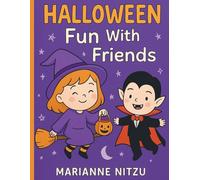 Halloween Fun With Friends: Join our cheerful little witch