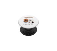 Halloween Funny Fact I Do Not Care Evil Pumpkin & Ghouls PopSockets PopGrip Adhésif