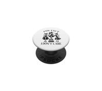 Halloween Funny Fact I Do Not Care Pin Up Mauvaises Sorcières PopSockets PopGrip Adhésif