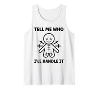 Halloween Funny Quote Tell me Who Voodoo Doll Débardeur