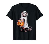 Halloween Furet Fantôme Citrouille Farce Ou Friandise Bonbon T-Shirt