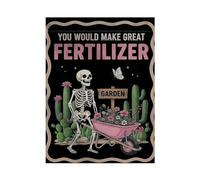 Halloween Garden Flag | Double Sided Skeleton Garden Flag | Holiday Party Supplies for Weekday School Dormitory Apartment Family Gatherings Haunted House Event Festival