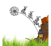 Halloween Garden Stake | Witch Ghost Patio Decoration | Festive Flower Bed