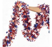 Halloween Garland Shiny Tinsel Pumpkin Bat Decor for Parties (Type 2,5.7M+40LED)