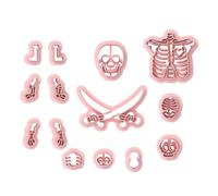 Halloween Ghost Clay Cutter Polymer Craft Embosser Fondant Mold Kit
