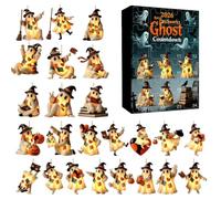 Halloween Ghost Countdown Calendar - Acrylic Festive Wall Decor Ornament