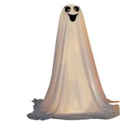 Halloween Ghost Decor, Giant Glowing Ghost Party Prop, Outdoor Holiday Decoration with Spooky Lights, Scary Hanging Ornament for Garden, Yard, Lawn, Porch, Pathway, Haunted House, Indoor