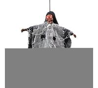 Halloween Ghost Decor - Hanging Chain Ghost Ornament for Indoor & Outdoor Use | Spooky Halloween Decoration for Haunted House, Garden, Yard, Tree, Porch, Patio, Bedroom, Party & Festival Display