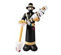 Halloween Ghost Decoration Scary - Holding Mummy Waterproof Decor | Halloween Decor Inflating Grim Ghost for Backyard Porch Driveway Lawn Graveyard Haunted House Escape