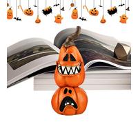 Halloween Ghost Desk Decoration | Spooky Resin Halloween Statue Witch Black Cat Pumpkin Fantômes Figures de fantômes - Centre de table Décoration Hallowen pour maisons hantées, fêtes de thé