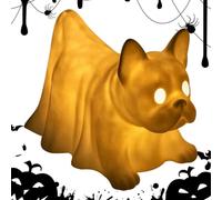 Halloween Ghost Dog Light - Resin LED Nightlight Figurine Decoration