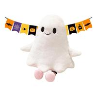 Halloween Ghost Doll - Jouet de Luxe en Peluche Douce | Spooky Ghost Decoration Jouet avec Accent d'exposition Effrayant pour la Salle d'école Fête d'anniversaire pour Le