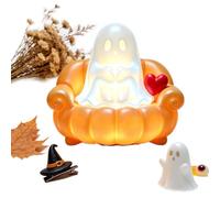 Halloween Ghost Light, 3D Printed Ghost Lamp, Cute Halloween Decor