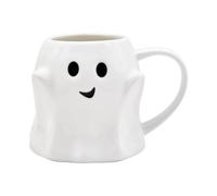 Halloween Ghost Mug, 14Oz Ceramic Coffee Cup Spooky Hot Cold Drinkware | Cute Ghost Design Adds Spooky Charm To Coffee Tea Cocoa And Other Beverages For Halloween Parties Home Office Or Seasonal Gif