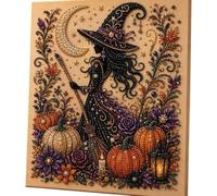 Halloween Ghost Pearl Art DIY Kit,Spooky Cute 3D Diamond Painting Crafts，B | Beginner DIY Fall Home Decor Wall Art,Creative Halloween Ghost Pearl Art DIY Kit for Fun Crafting