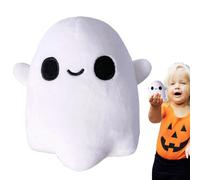 Halloween Ghost Plush - Figurine décorative Moelleuse, fantomatique Amicale | Ornement fantôme décoratif Confortable Compagnon en Peluche pour Appartements, intérieurs de Voiture et Bureaux