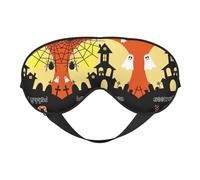 Halloween Ghost Pumpkin Sleep Eye Mas Updated Design Light Block Night Eye Blinder Men Women Shift Work Travel