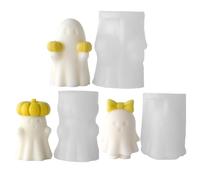 Halloween Ghost Silicone Molds 3 Pieces Silicone Ghost Mould