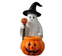 Halloween Ghost Statue - Ghost Figurine Home Decor | Ghostt Tabletop Decor, Resin Ghostt Sculpture Statue, Seasonal Resin Spooky Sculpture For Desktop Dining Tables Entryway Cabinets And Bookshelf