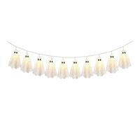 Halloween Ghost String Lights Lace LED Fairy Lights Battery Powered