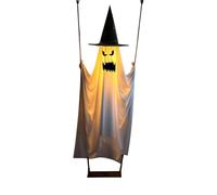 Halloween Ghost Swing Decoration | 6ft with Remote Control LED Lightss