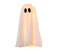 Halloween Ghosts Decor, Light-Up Ghost Table Decoration, Spooky Fun Design, Battery Operated LED Ornament for Indoor Use, Birthday Party, Bedroom, Haunted Setup, and Centerpiece