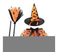 Halloween Girl Skirt - Halloween Girl Skirt Witch Costume | Witch Costume Halloweens | Hallowen Girls Tutu Dress | Halloweens Kids Witchs Costumes Dress Set | Adjustable Clothes For Dance Performance