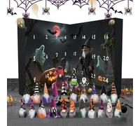 Halloween Gnome Countdown Calendar, Soft Fabric Holiday Decor, Hanging Dwarf Doll Ornament, Plush Countdown Display, Cute Pendant Decoration for Kids Family Friends Home Classroom Shop Wall