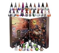 Halloween Gnome Countdown Calendar, Soft Fabric Holiday Decor, Hanging Dwarf Doll Ornament, Plush Countdown Display, Cute Pendant Decoration for Kids Family Friends Home Classroom Shop Wall