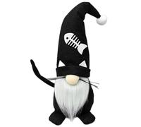 Halloween Gnomes Black Cat Gnomes Planche 13, 8 Pouces Halloween Plux pour la décoration de Table Home Decter Gifts Doads Plu