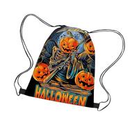 Halloween Goodie Bags, Drawstring Sacks, Candy Storage Pouches, Compact Treat Bags, Fun Holiday Patterns, Ideal for Snacks, Ornaments, Trick-or-Treating, Party Presents, 16.54x11.81x0.39in